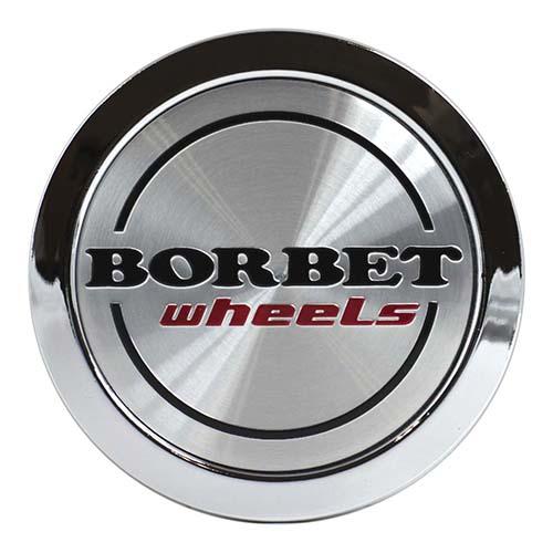 4x Borbet Sports hub cover black 56 mm hub cap rim lid