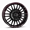 BORBET CW3 black glossy red ring