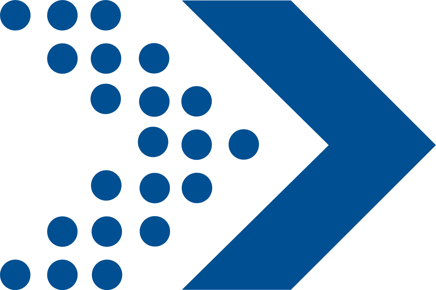 Pfeil blau