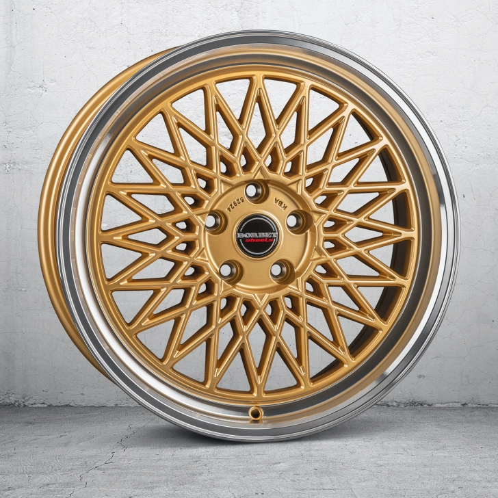 BORBET B- gold rim polished 4