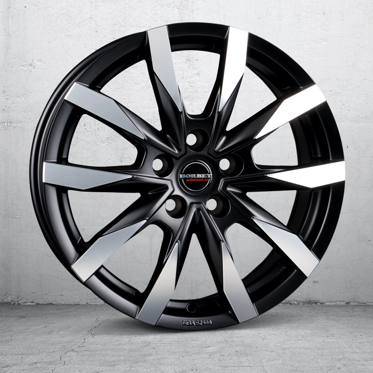 BORBET CW5- black pol matt 4