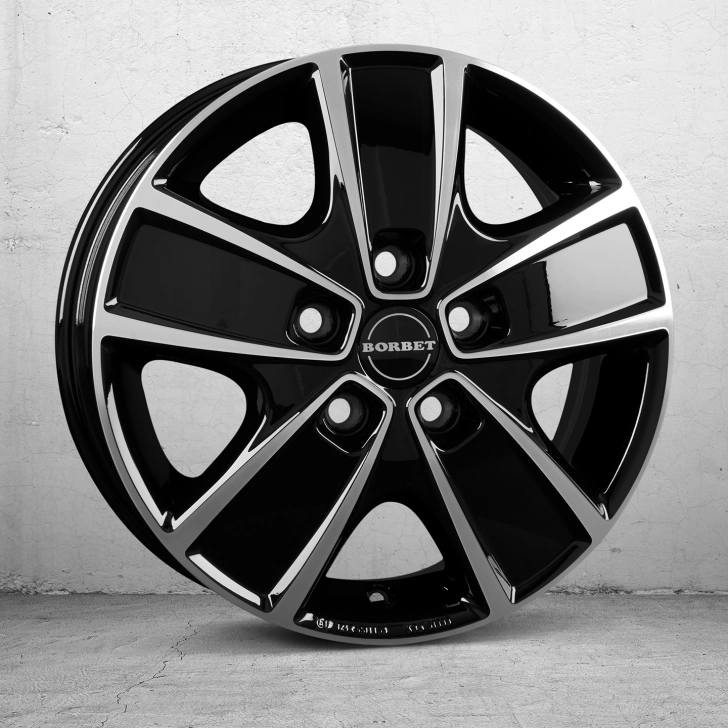 BORBET CWG- black pol. 4