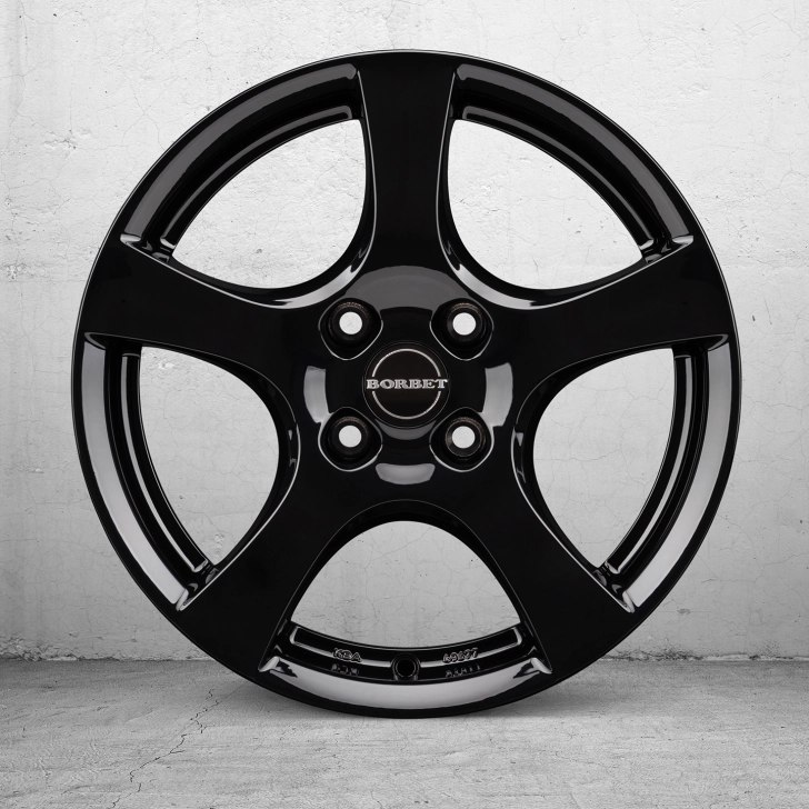 BORBET F- black glossy 4Loch 3