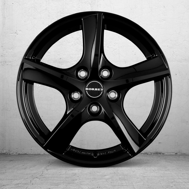 BORBET TL- black glossy 5 Sp. 3