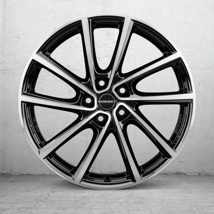 BORBET V- black glossy pol. 3 BORBET V- black glossy pol. 3