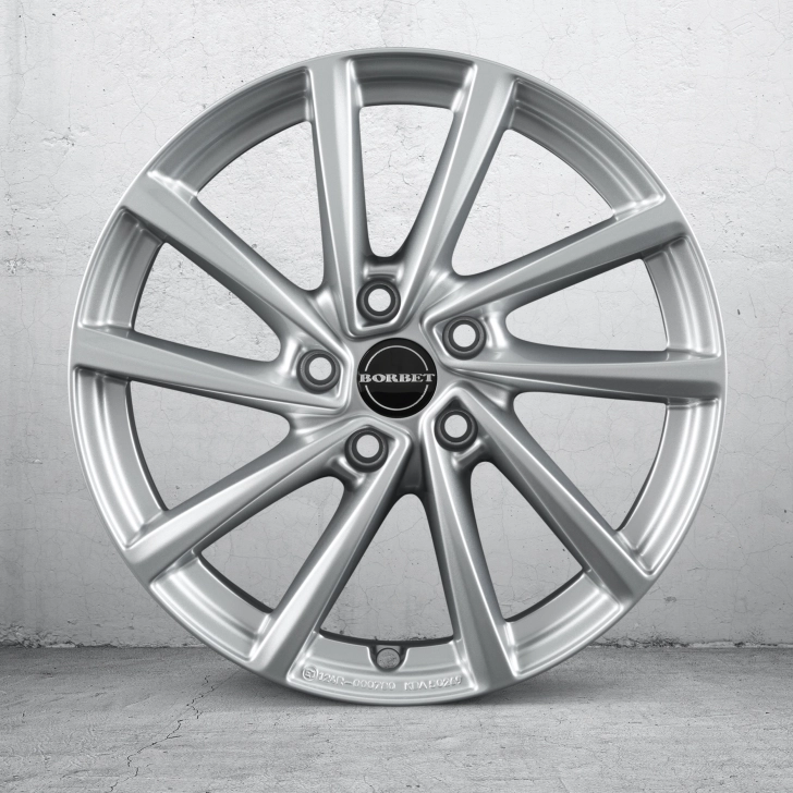 BORBET V- silver 3