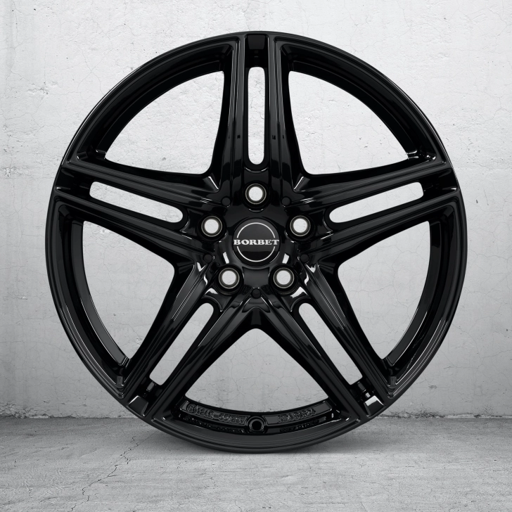 BORBET XR- new- black glossy 3