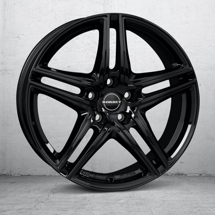 BORBET XR- new- black glossy 4