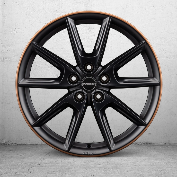 LX18 black matt copper rim 03