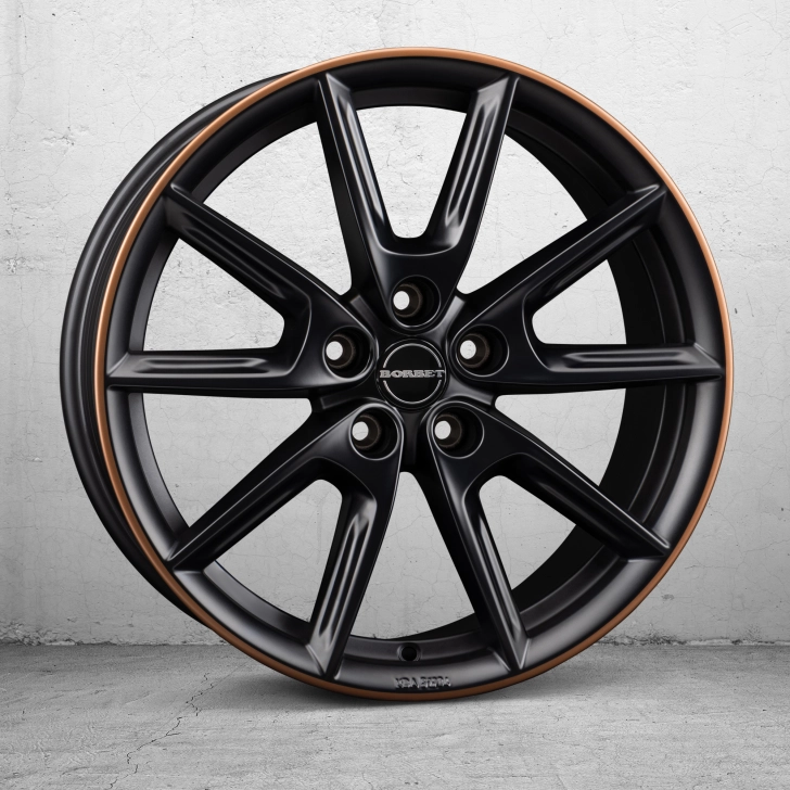 LX18 black matt copper rim 04