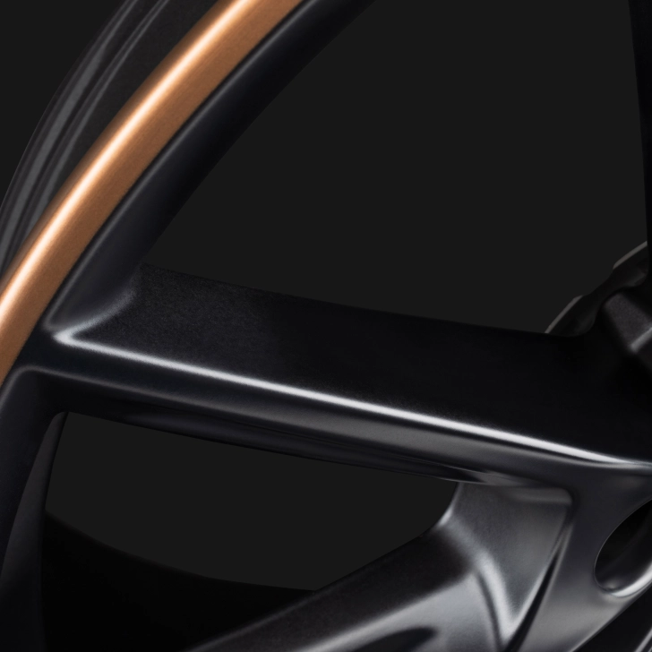 LX18 black matt copper rim 06
