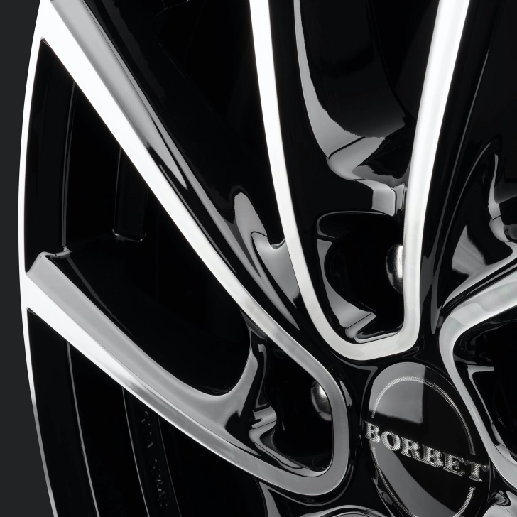 V 7x19 black polished glossy Detail 03 V 7x19 black polished glossy Detail 03