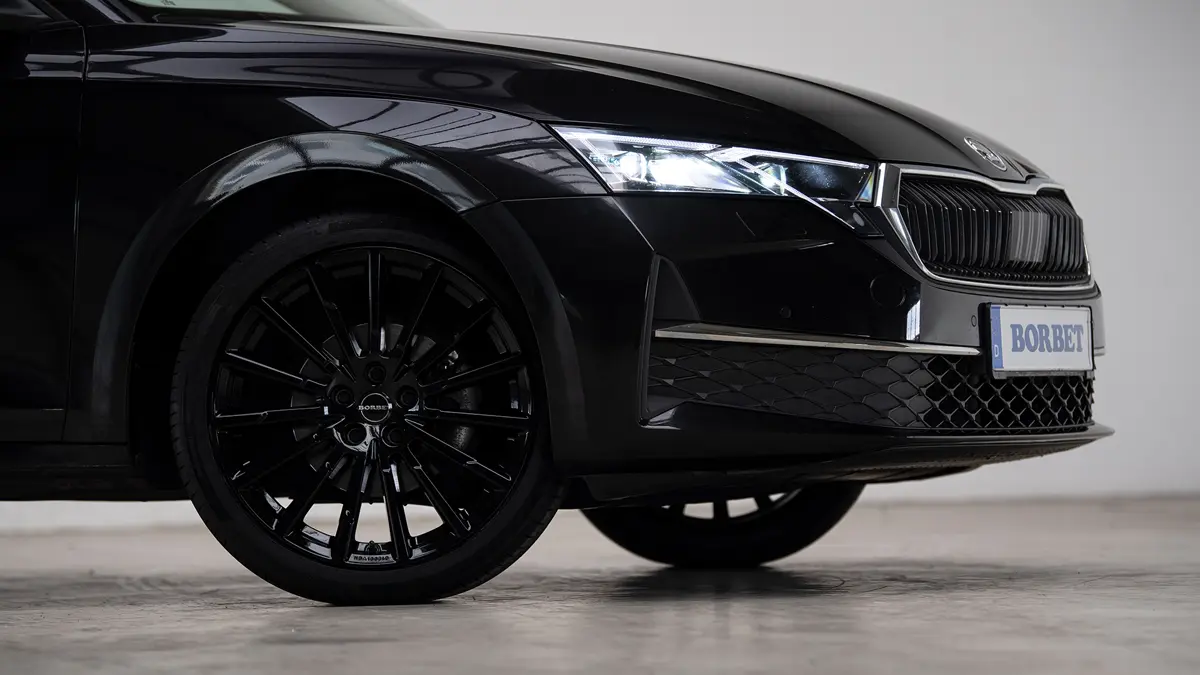 BORBET BX15 Vielspeichenfelge black glossy
