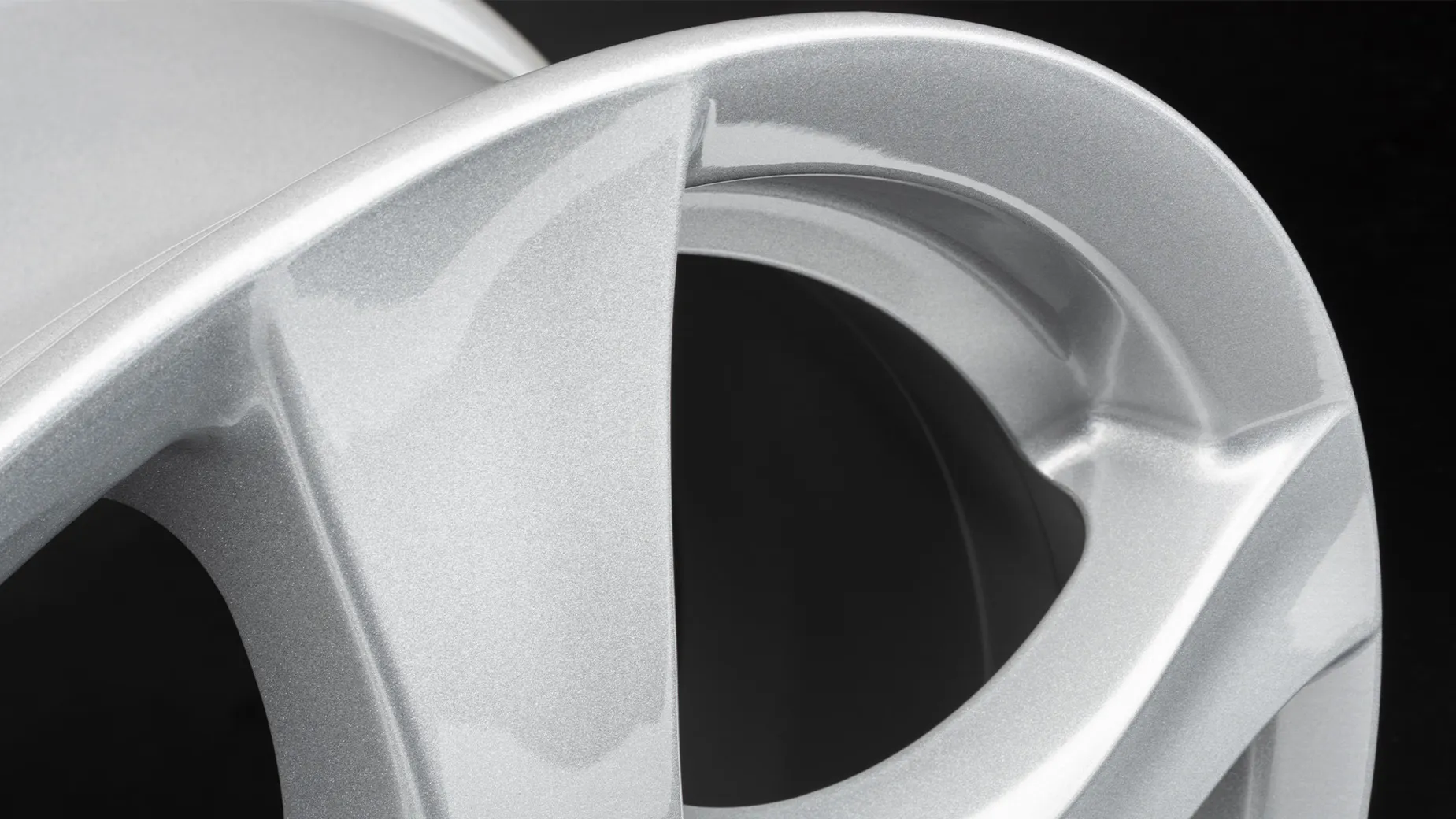 BORBET F brilliant silver 4-Loch Detail