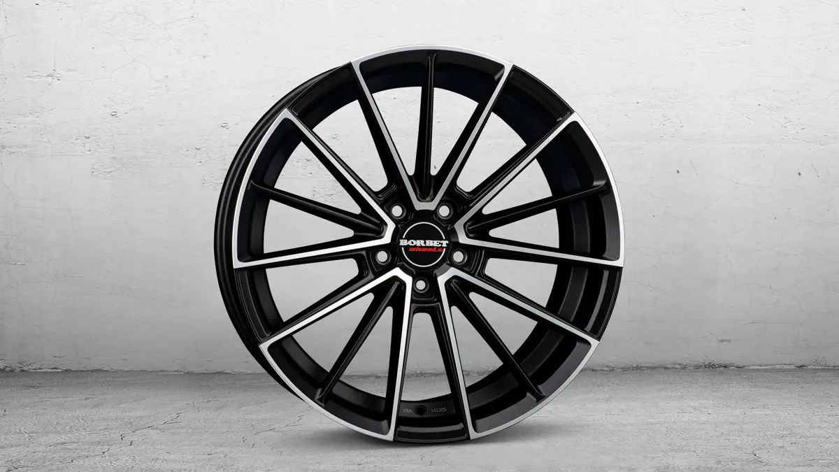 FB2DC black polished matt quer