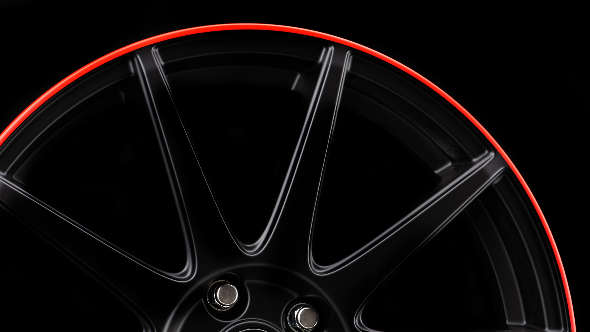 BORBET GTX black matt rim red Felgen Details