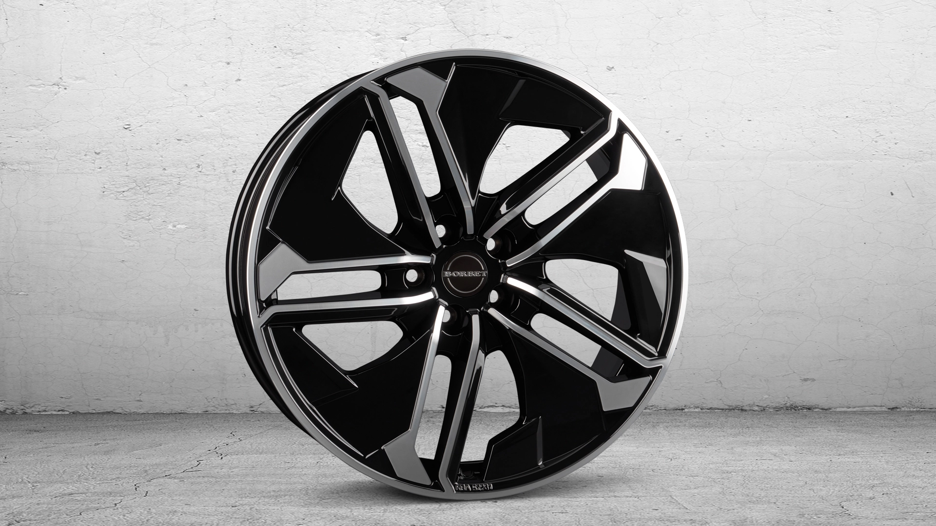 BORBET TX black pol glossy