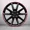 BORBET LX18- black glossy rim red 3