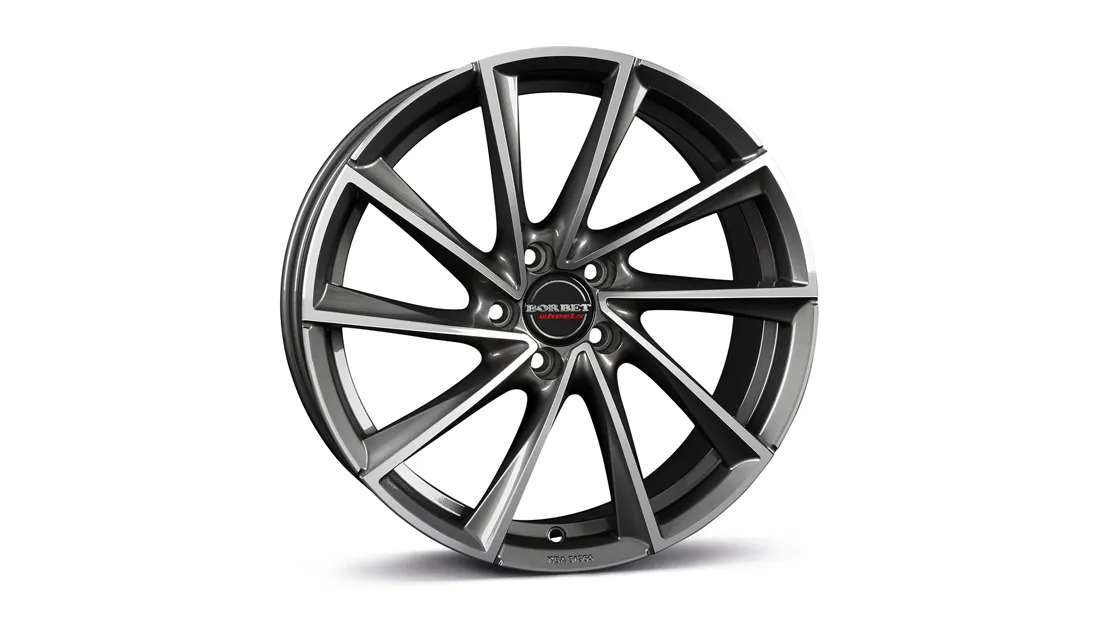 BORBET VTX graphite polished web