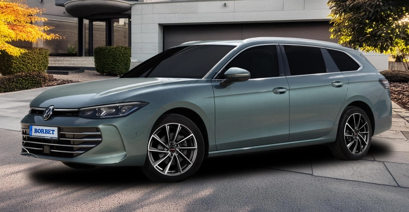 fits as standard: borbet vtx for new vw passat.