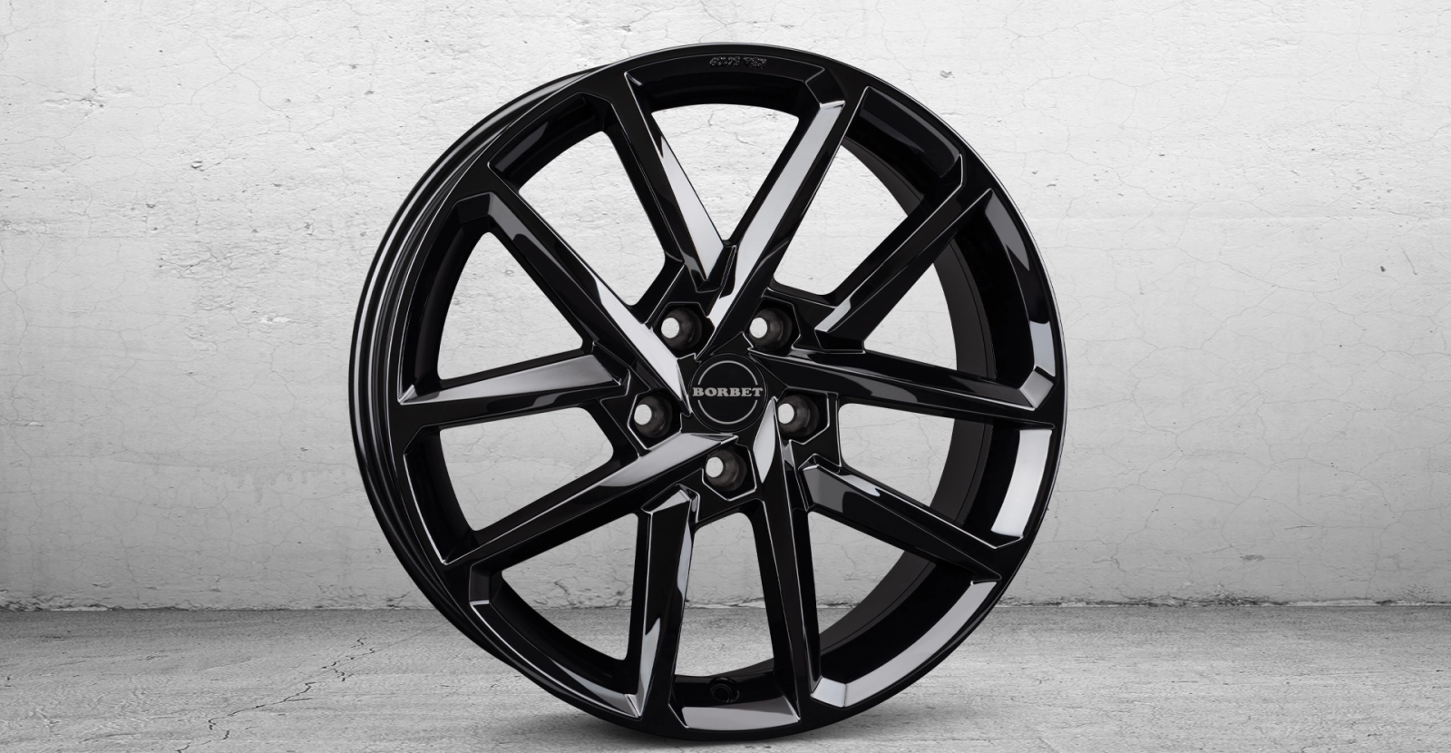 BORBET N black glossy