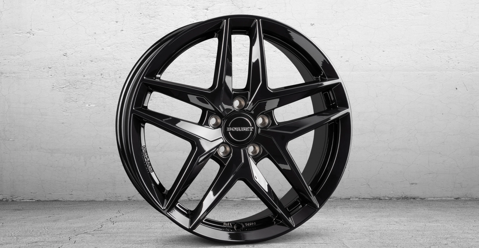 BORBET Z black glossy