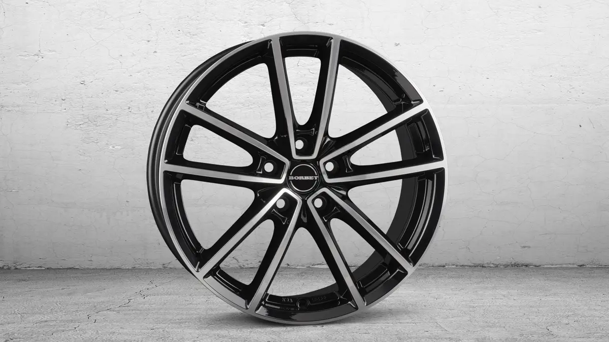 BORBET W black pol glossy