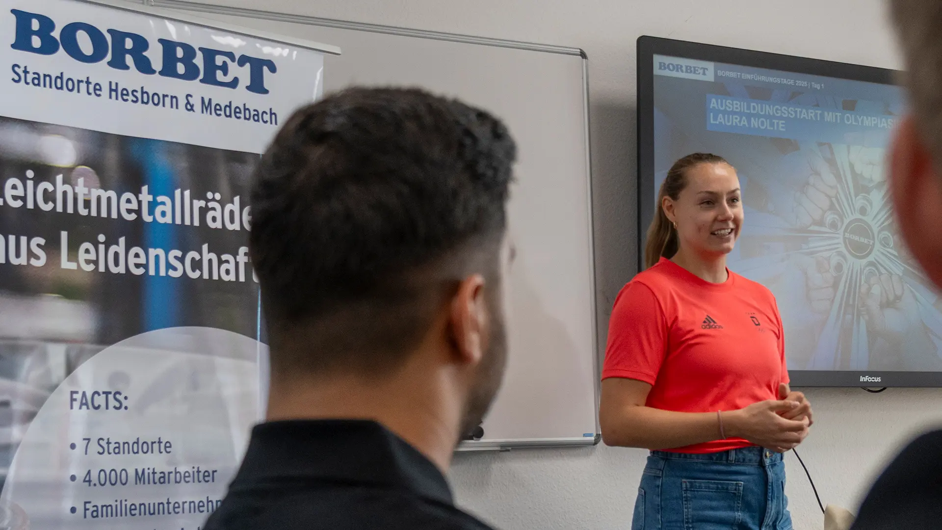 BORBET Ausbildungsstart 2025 Besuch Laura Nolte