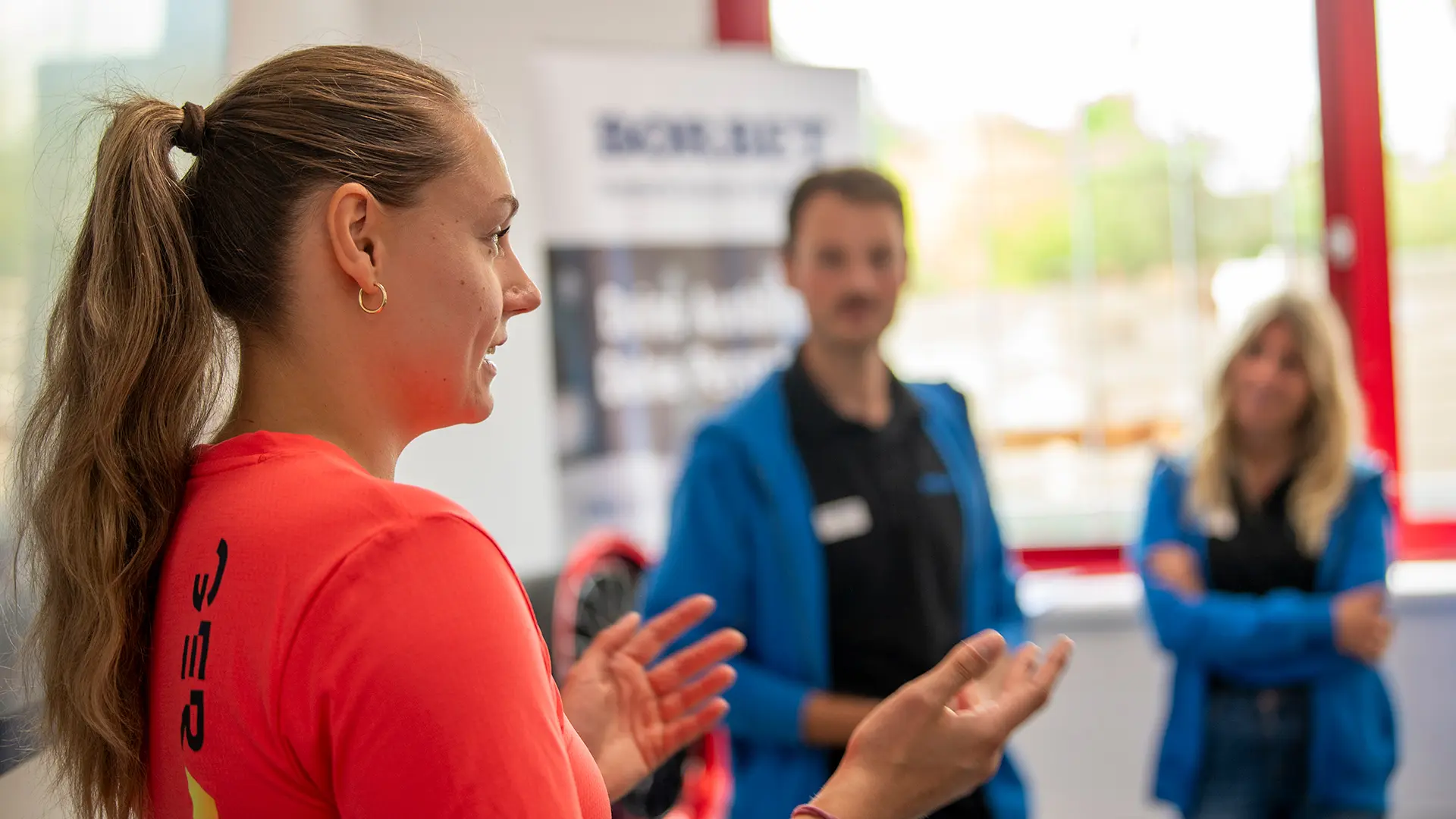 BORBET Ausbildungsstart 2025 Besuch Laura Nolte Bild 2