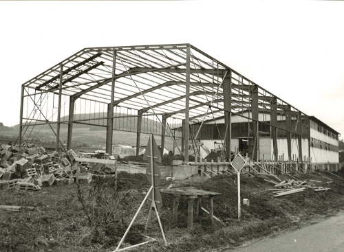 1969 erste Erweiterung Produktionsstaette Hesborn