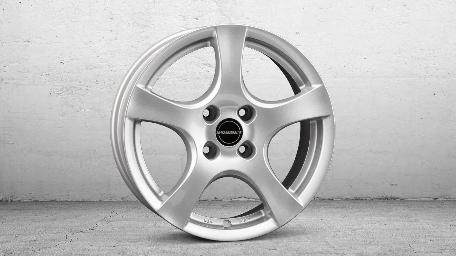 BORBET F 4-hole wheel brilliant silver