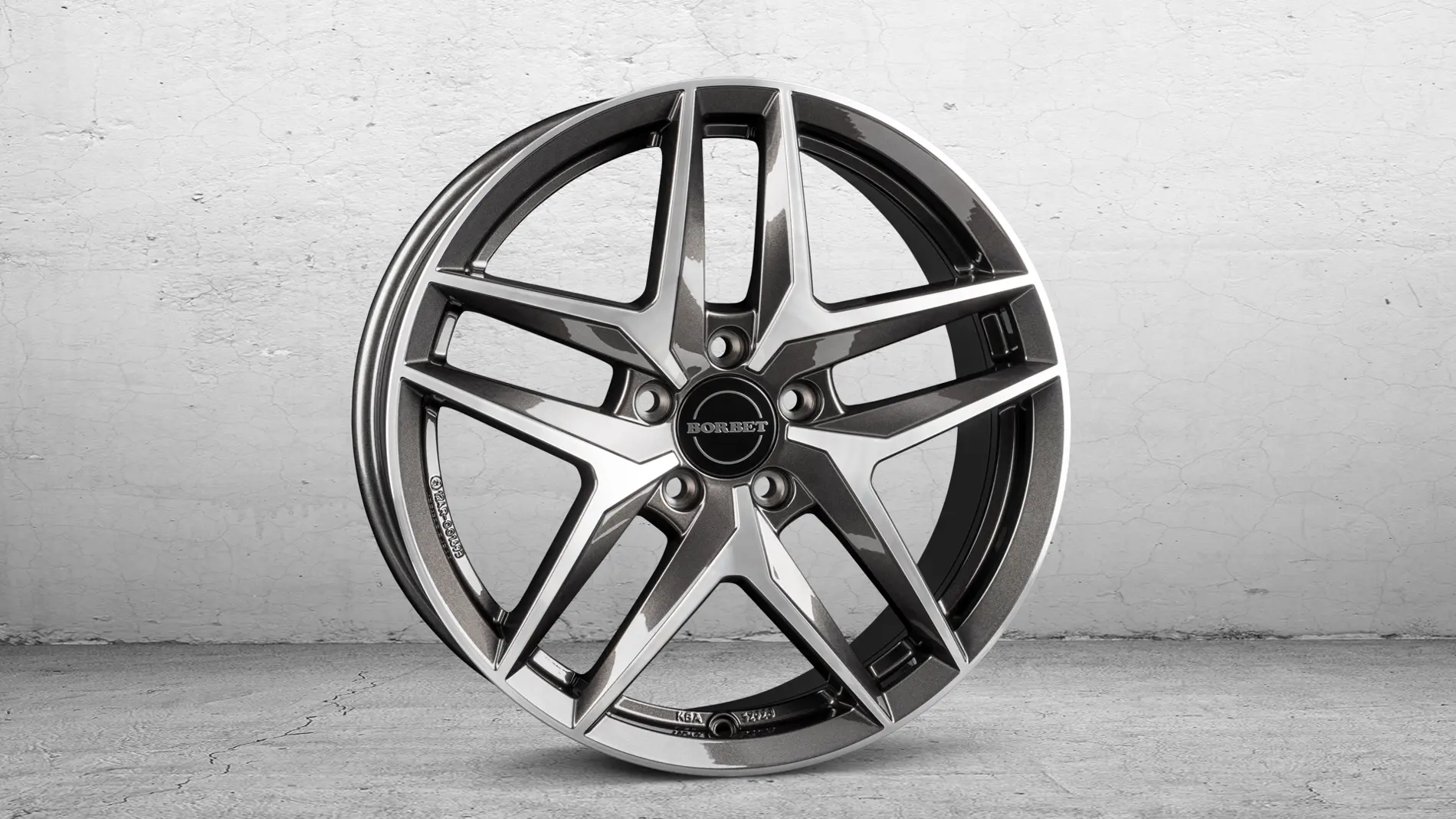 BORBET Z wheel mistral anthracite polished glossy
